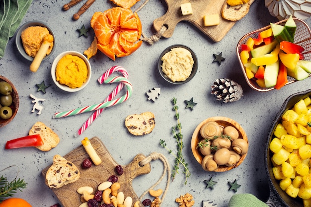 Photo table de fête de noël