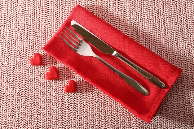 Table de fête pour la Saint-Valentin