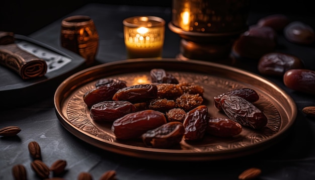 Table de fête Ramadan kareem Iftar Grand dîner Eid alFitr mubarak
