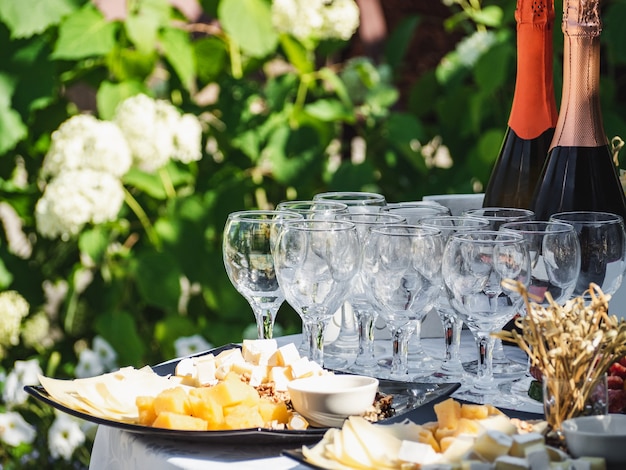 Table de fête servie