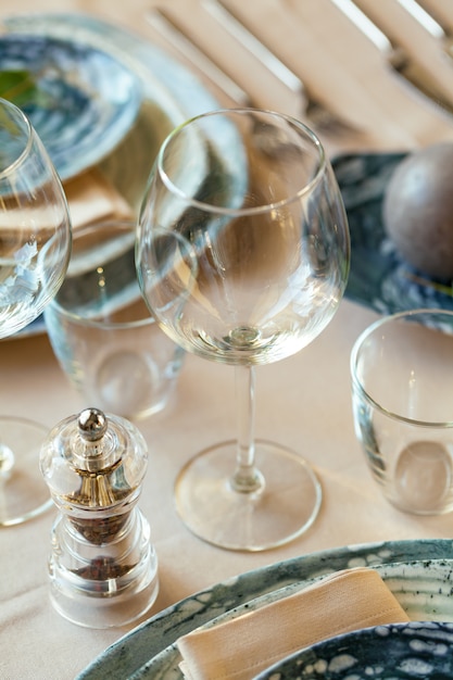 Table de luxe pour un événement dans un restaurant