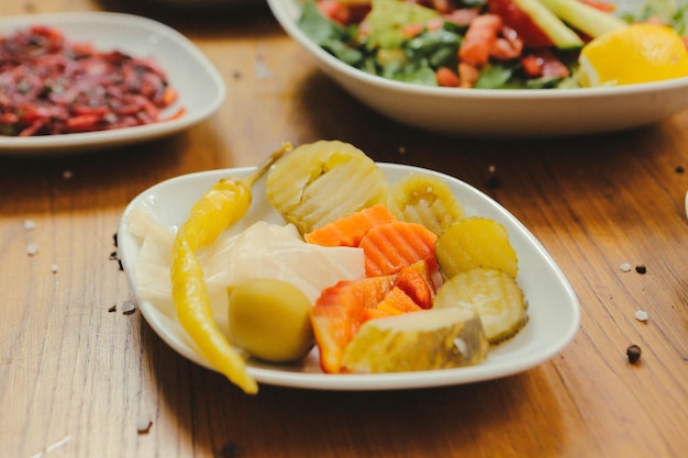 Table meze traditionnelle turque et grecque