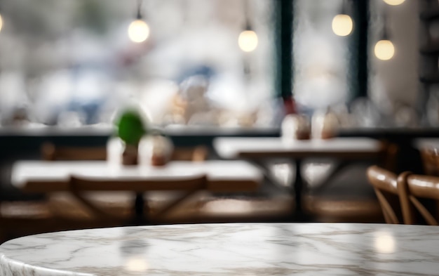 Une table avec une plante verte dessus