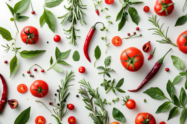 Une table surmontée de nombreux types de légumes.