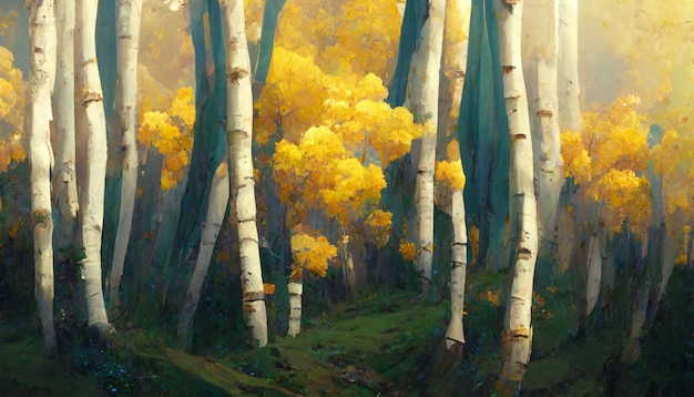 Tableau Automne Aspen