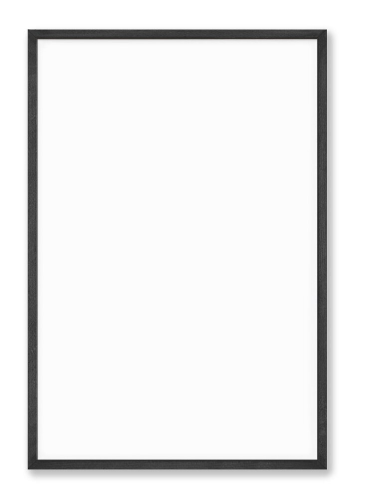Photo un tableau blanc vierge avec une bordure noire.