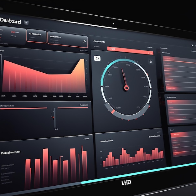 Photo tableau de bord analytique 4k uhd