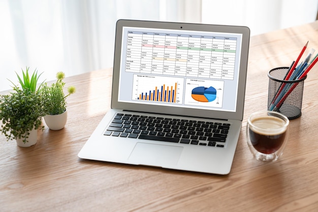 Le tableau de bord des données d'affaires fournit une analyse de l'intelligence d'affaires confortablement