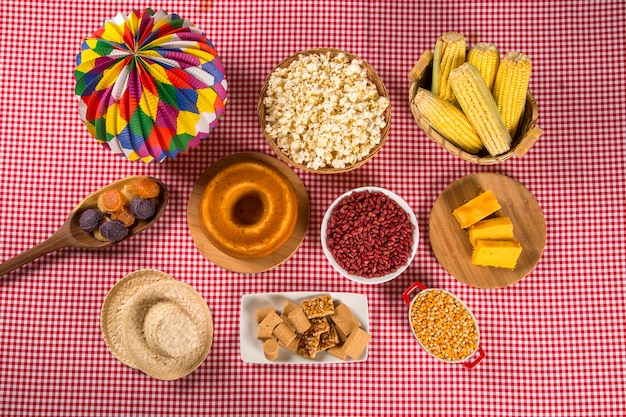 Tableau de la festa junina brésilienne