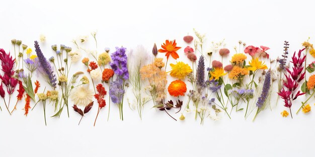 un tableau de fleurs avec les mots "sauvage" en bas.