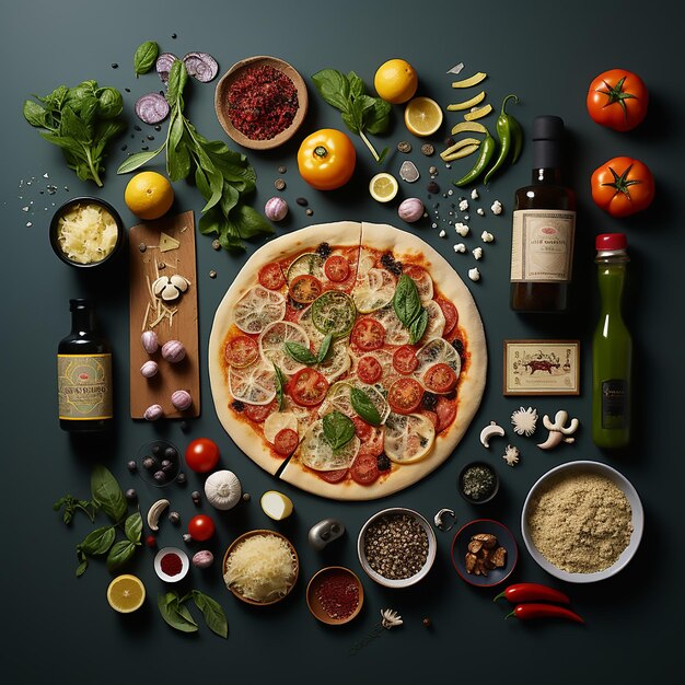 Tableau d'humeur de la pizzeria Knolling en Italie