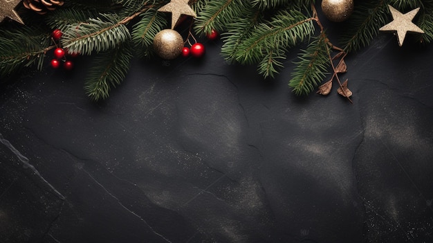 Un tableau noir avec un arbre de Noël et un tableau blanc avec une étoile dessus.