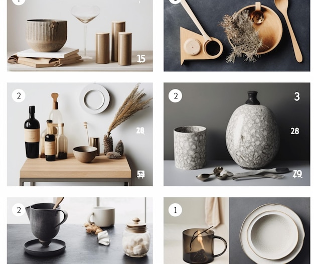 Photo un tableau pinterest avec des idées de cadeaux pour le black friday