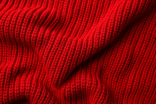 Tableau de texture pull rouge