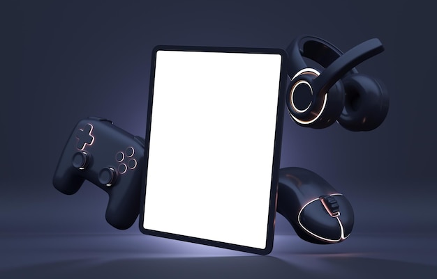 Tablette de jeu Illustration 3D