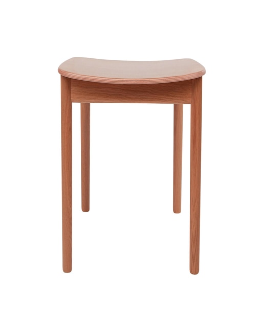 Tabouret isolé sur blanc