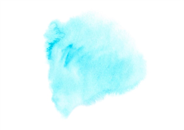 Tache abstraite aquarelle bleu clair