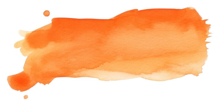 Photo tache de peinture sur fond orange de png