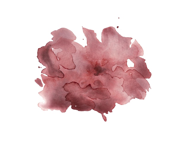 Taches d'aquarelle bordeaux