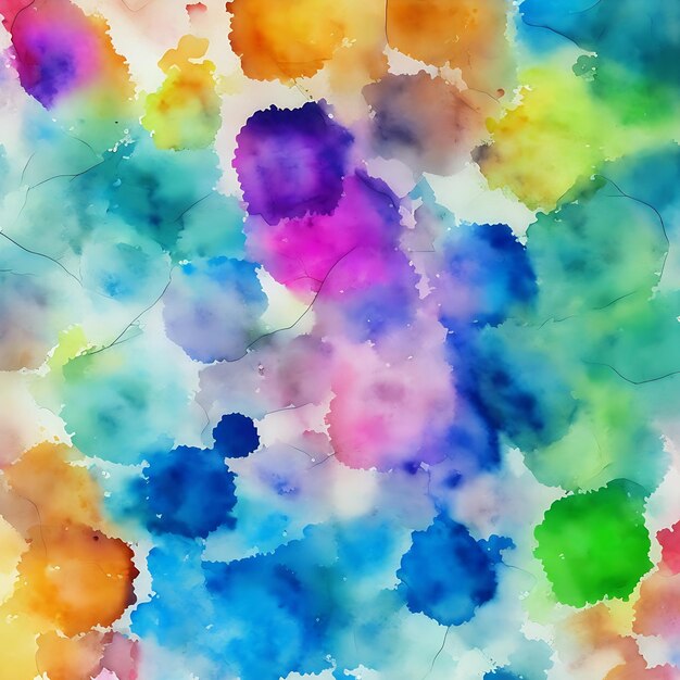 Taches d'aquarelle fond abstrait Ai art