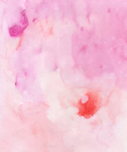 Taches d'aquarelle rose et corail