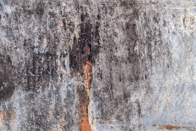 Taches d'huile et suie de la cuisson sur le concept de propreté et d'hygiène du mur blanc