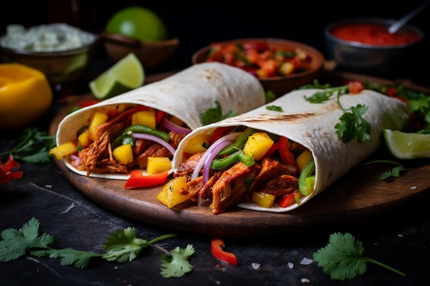 Tacos à la jackfruit Al Pastor