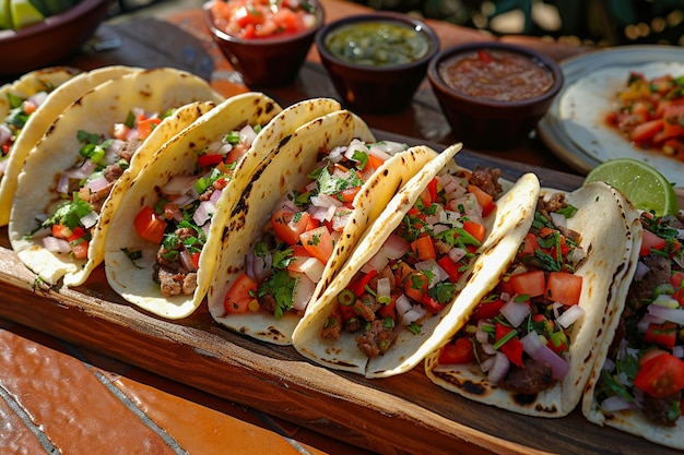 Tacos mexicains générés par l'IA