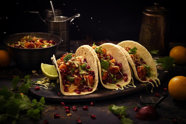 Tacos de poisson marinés aux agrumes