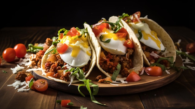 Tacos pour le petit déjeuner