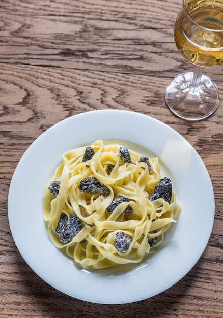 Tagliatelles aux morilles