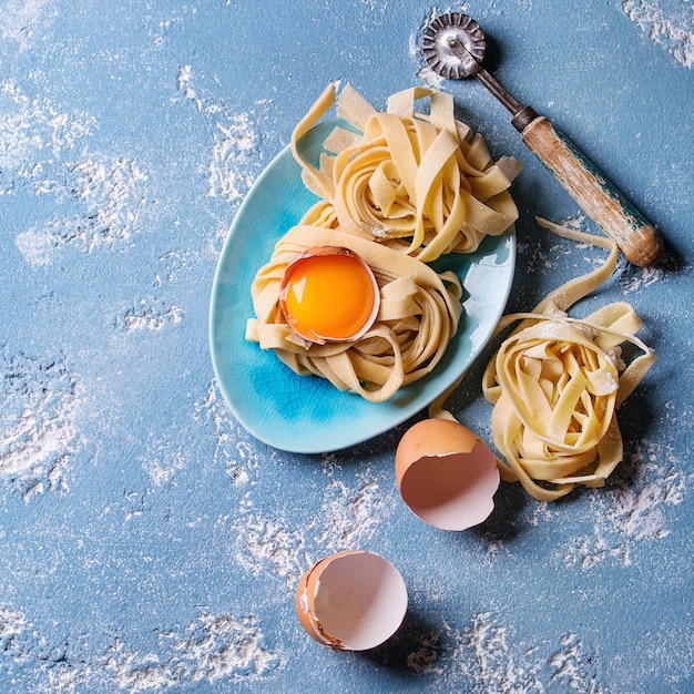 Tagliatelles de pâtes fraîches maison