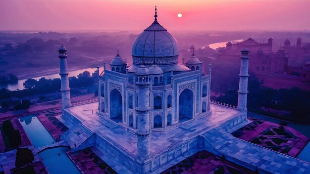 Photo le taj mahal à agra