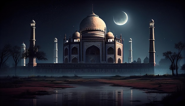 Taj mahal au pays d'agra