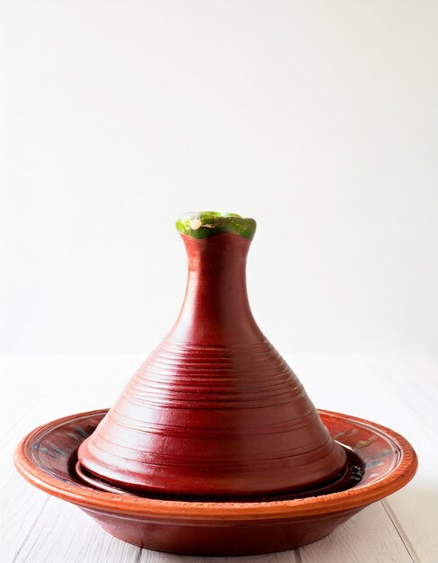 Tajine sur fond blanc