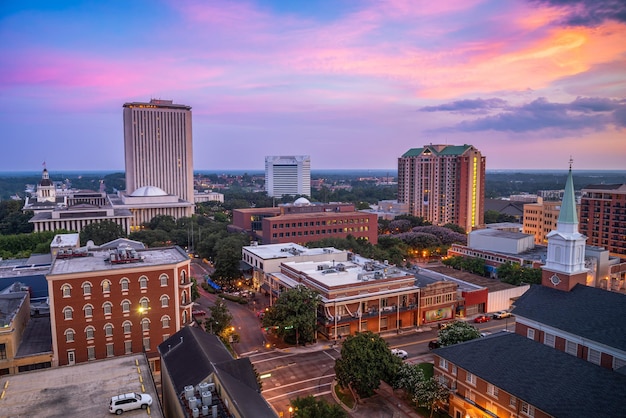 Tallahassee Floride USA Downtown Skyline