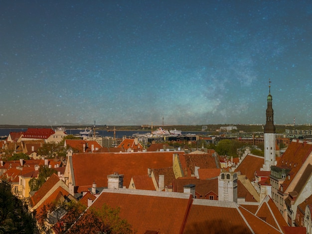 Photo tallinn, vieille ville d'estonie