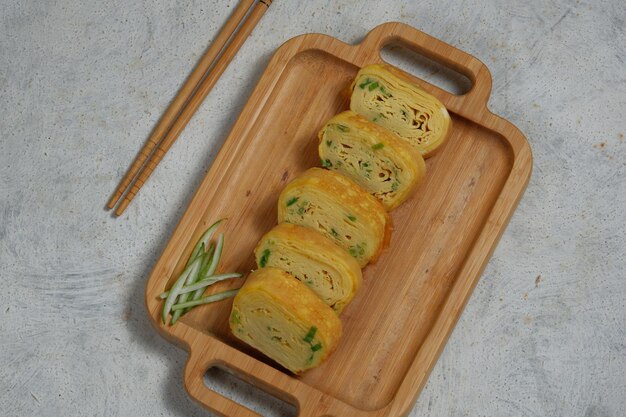 tamagoyaki, omelette roulée japonaise