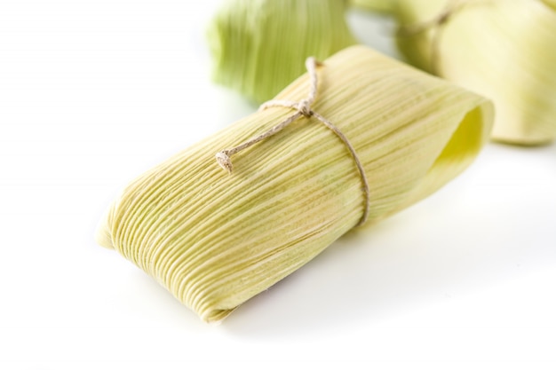 Tamales mexicaines au maïs et au poulet