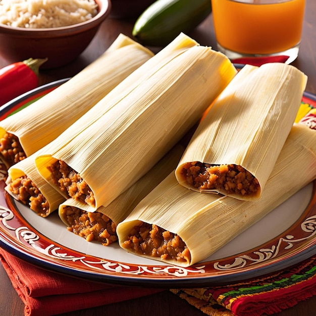 Tamales nourriture mexicaine