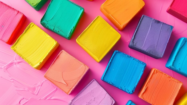 Des tampons colorés pour des projets créatifs