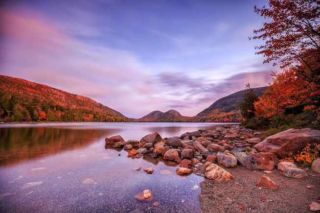 Étang Jordan dans le parc national d'Acadia