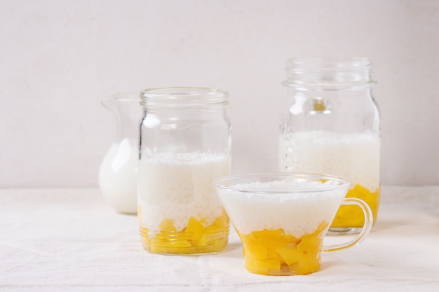 Tapioca à la mangue