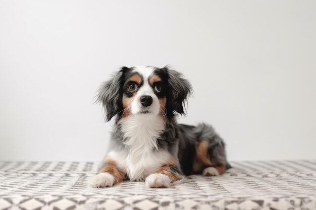 Tapis de couchage heureux pour chien Generate Ai