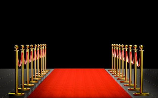 Photo tapis rouge 3d