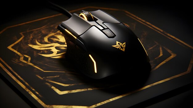 Photo un tapis de souris de qualité gaming avec une douceur