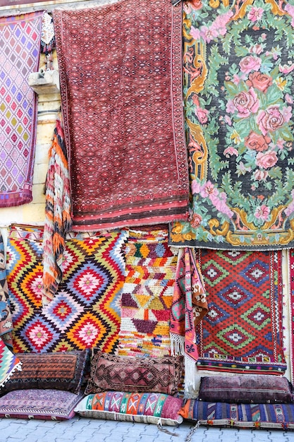 Tapis traditionnels turcs à Goreme Nevsehir Turquie