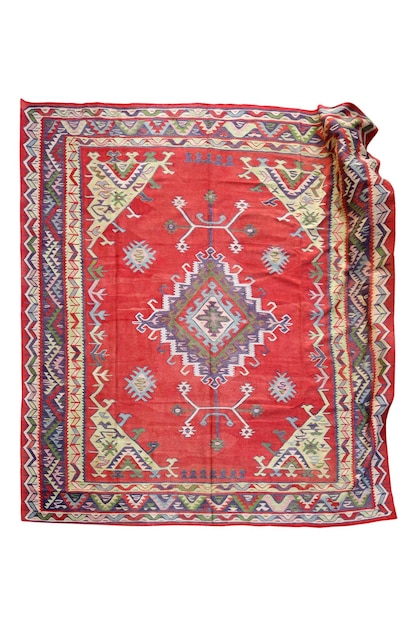 Tapis turc antique tissé à la main