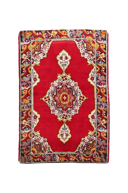 Tapis turc antique tissé à la main