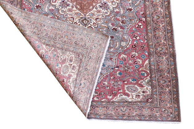 Tapis turc antique tissé à la main